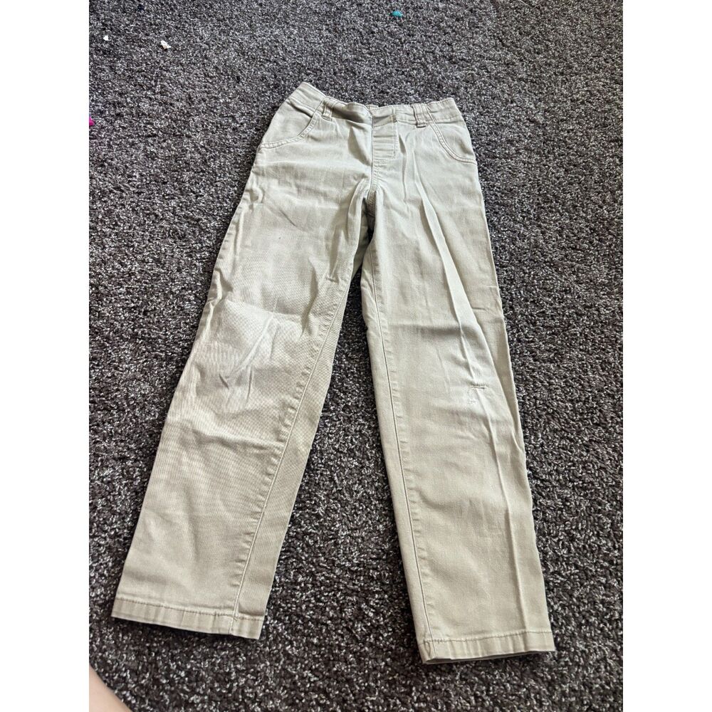 365 Kids Boys Khaki Uniform Straight Leg Pants Size 8